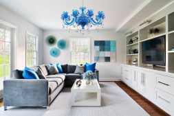 Подвесная люстра Lucia Tucci Ashanti 1250.10 Blu