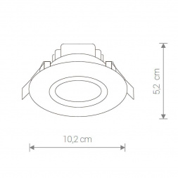 Встраиваемый светодиодный светильник Nowodvorski Helios 8991