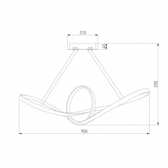 Подвесной светильник Eurosvet 90174/1 белый