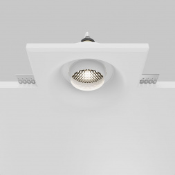 Встраиваемый светильник Maytoni Technical Gyps Modern DL006-GU10-RD-W