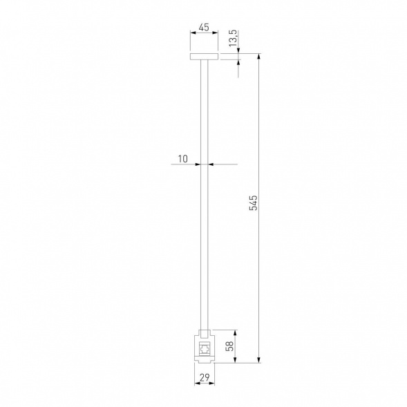 Декоративная стойка Elektrostandard Esthetic Magnetic 85149/00 a065445