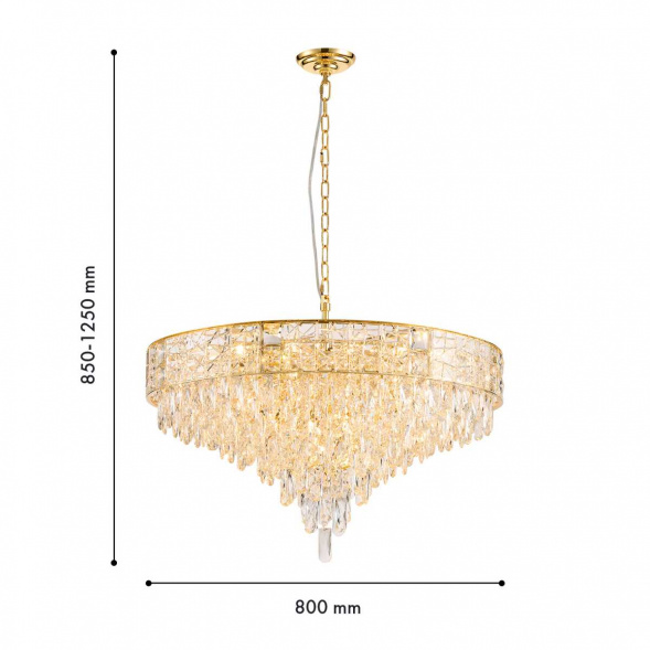 Подвесная люстра Favourite Elysium 4720-18P