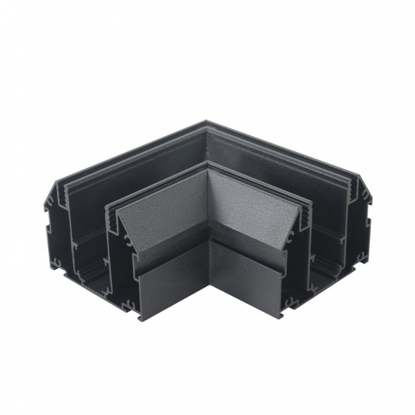 Угол соединительный для встраиваемого магнитного трека для натяжного потолка Crystal Lux Space CLT 0.233 01 BL