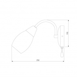 Бра Eurosvet 30280/1 античная бронза