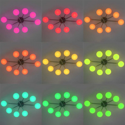 Потолочная светодиодная люстра Citilux Atman Smart CL226A181