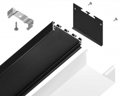 Профиль алюминиевый накладной/подвесной &quot;Profile System&quot; AMBRELLA LIGHT ILLUMINATION GP3070BK