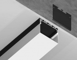 Профиль алюминиевый накладной/подвесной &quot;Profile System&quot; AMBRELLA LIGHT ILLUMINATION GP3070BK