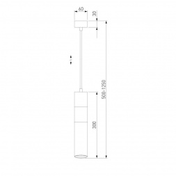 Подвесной светильник Eurosvet Viero 50097/1 черный/золото