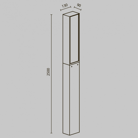 Садово-парковый светильник Maytoni Outdoor O470FL-L40GF3K