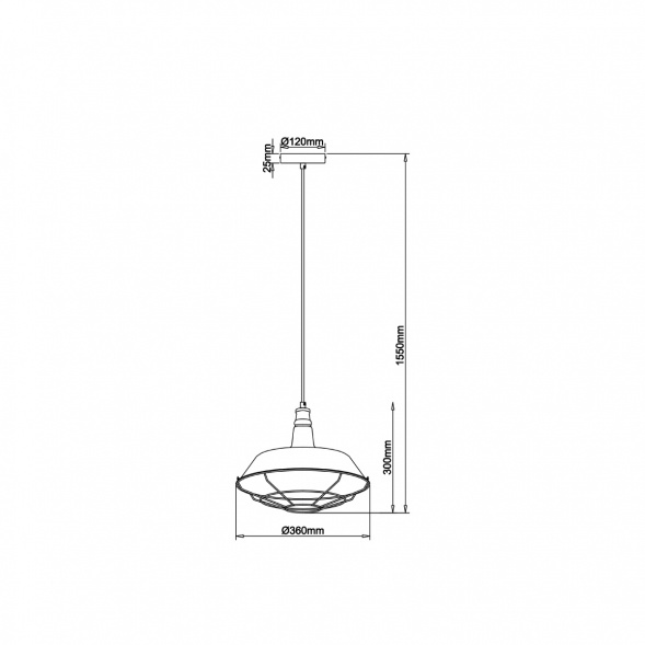 Подвесной светильник Vele Luce Captain VL6122P01