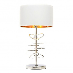 Настольная лампа Lumina Deco Milari LDT 5530 CHR+WT