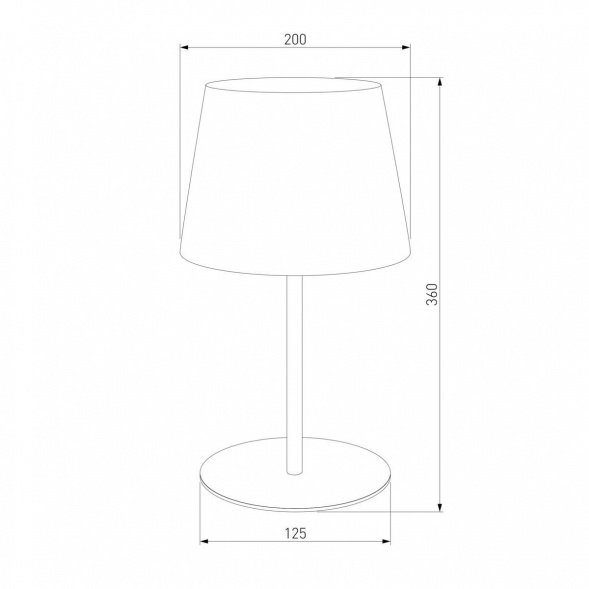 Настольная лампа TK Lighting 2934 Maja