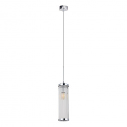 Подвесной светильник Crystal Lux Tadeo SP1 D100 Chrome/Transparente