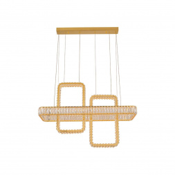 Подвесной светодиодный светильник Newport 8230 8232+2/S gold NEW М0066949