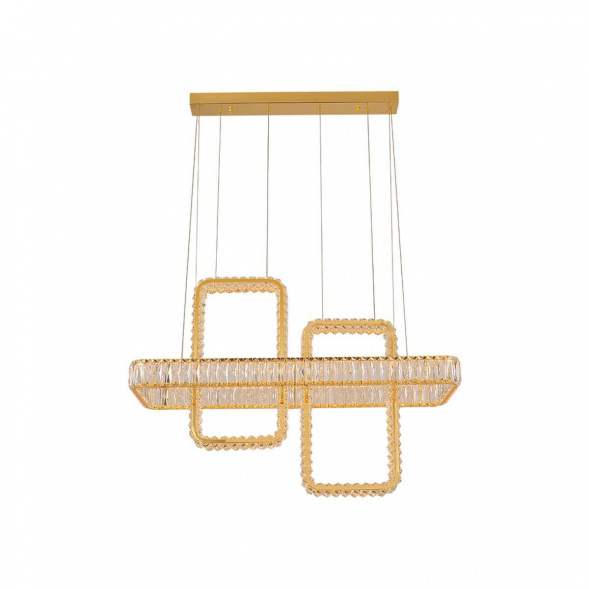 Подвесной светодиодный светильник Newport 8230 8232+2/S gold NEW М0066949