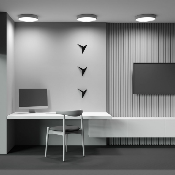 Потолочный светодиодный светильник Maytoni Technical Zon C032CL-45W2.7K-RD-MG