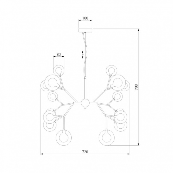 Подвесная люстра Bogates 545