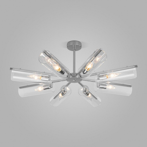 Потолочная люстра Eurosvet Trompeta 70144/8 хром