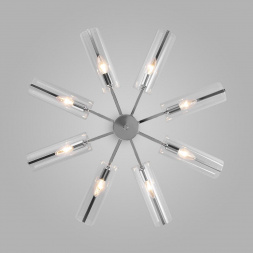 Потолочная люстра Eurosvet Trompeta 70144/8 хром