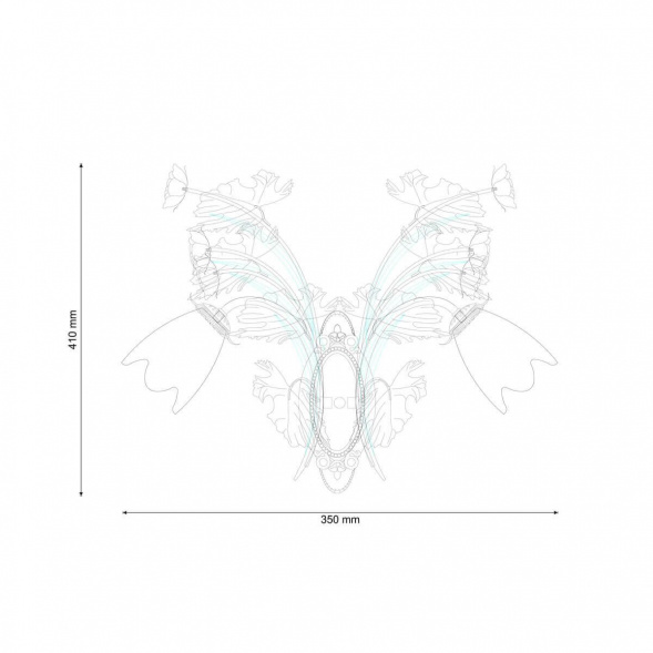 Бра Lucia Tucci Fiori Di Rose W1760.2