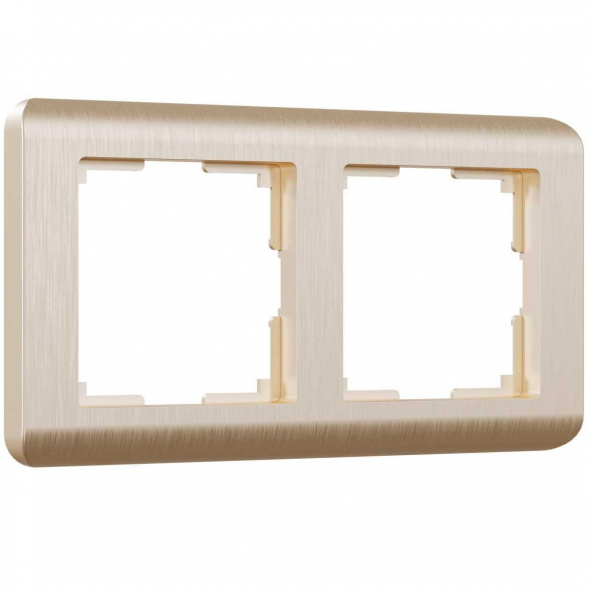 Рамка Werkel Stream на 2 поста шампань W0022111 4690389162244