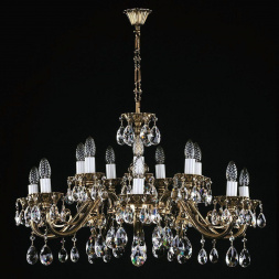 Подвесная люстра Artglass VIktorie Brass Antique CE