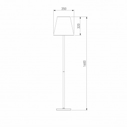 Торшер Eurosvet Amaretto 01166/1 хром