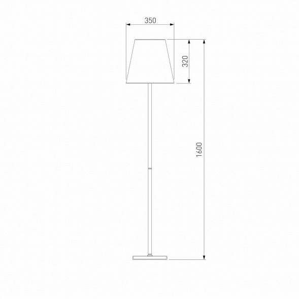 Торшер Eurosvet Amaretto 01166/1 хром