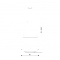 Подвесной светильник TK Lighting 6529 Boho White