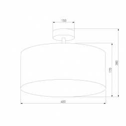 Потолочный светильник TK Lighting 4246 Rondo Black