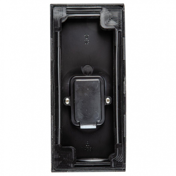 Уличный настенный светильник Uniel UUL-P42A 2х6W/GU10 IP65 BLACK UL-00010513