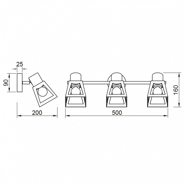 Спот Vele Luce Carisma VL6462W03