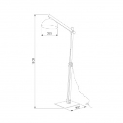 Торшер TK Lighting 5582 Oslo