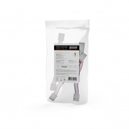 Коннектор гибкий для светодиодной ленты RGB Gauss (3 шт) 291204000