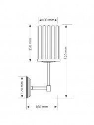 Настенный светильник KUTEK MOOD Empoli Ryfel EMP-K-1(N)R