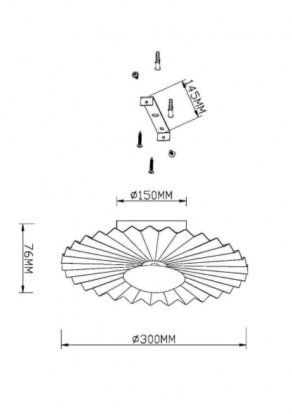 Настенный светодиодный светильник Maytoni Fiore MOD233WL-L11BS3K