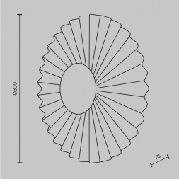 Настенный светодиодный светильник Maytoni Fiore MOD233WL-L11BS3K