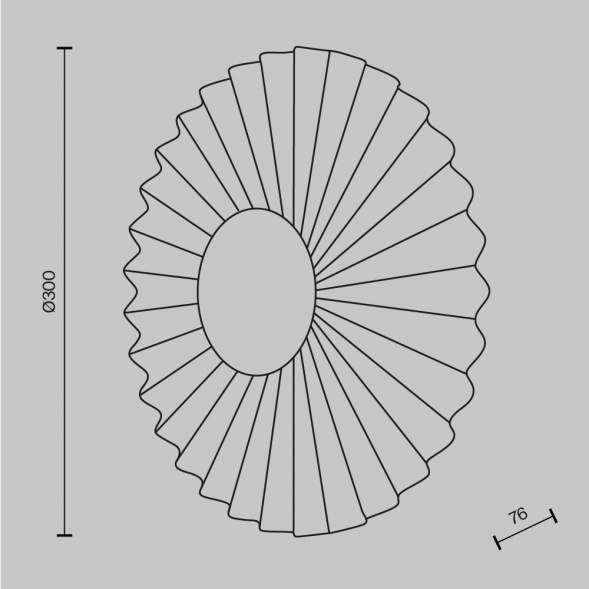 Настенный светодиодный светильник Maytoni Fiore MOD233WL-L11BS3K