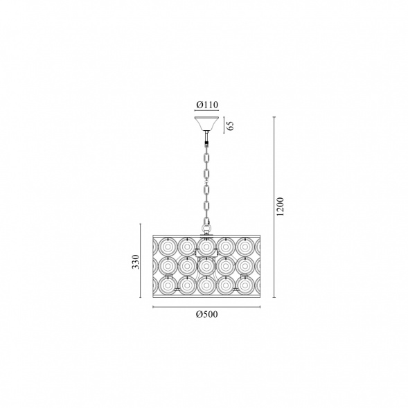 Подвесная люстра Vele Luce Sophie VL3233P08
