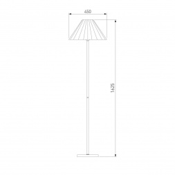 Торшер Eurosvet Peony 01133/1 хром/графит