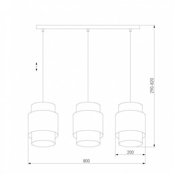 Подвесной светильник TK Lighting 6531 Boho White