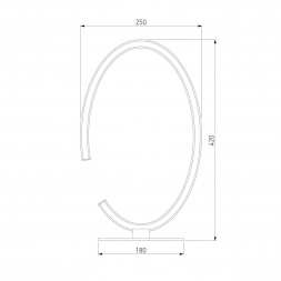 Настольная лампа Eurosvet 80414/1 сатин-никель