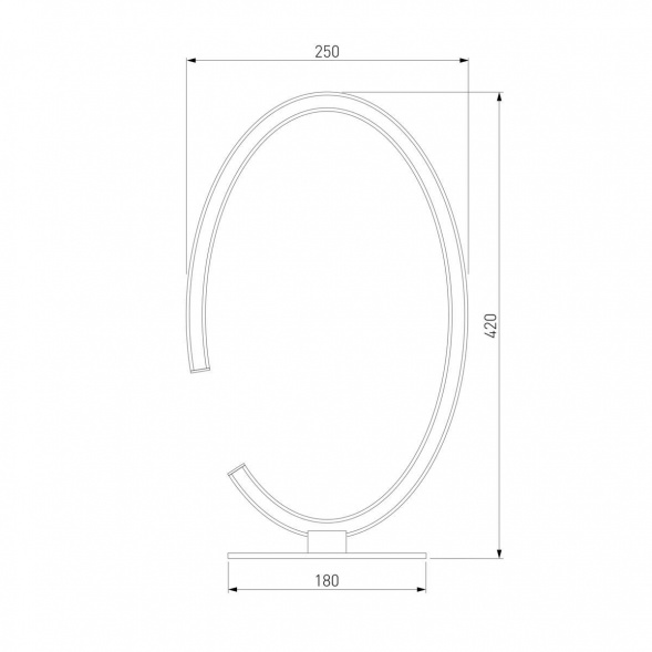 Настольная лампа Eurosvet 80414/1 сатин-никель