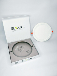 Встраиваемый светодиодный светильник Elvan VLS-308R-22W-NH-Wh