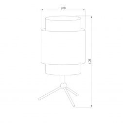 Настольная лампа TK Lighting 5567 Boho Black