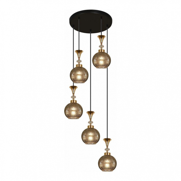 Подвесная люстра Reluce 02001-0.9-05 Smoke