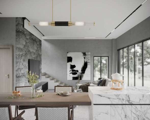 Подвесной светильник KUTEK IZANO IZA-ZWL-2(ZM/2)