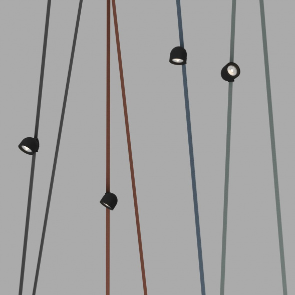 Трековый светодиодный светильник Denkirs Belty Spot DK5540-BK