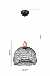 Подвесной светильник Toplight Bryanne TL1603H-01BK