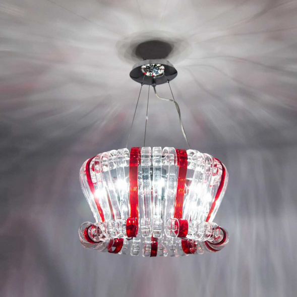 Подвесная люстра Citilux Volution Rosso EL326P09.2